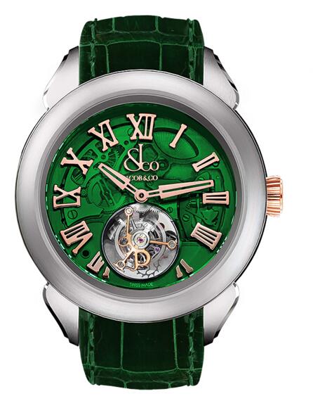 (image for) Replica Jacob & Co PALATIAL FLYING TOURBILLON RANGE HOURS & MINUTES PT520.24.NS.QG.A watch